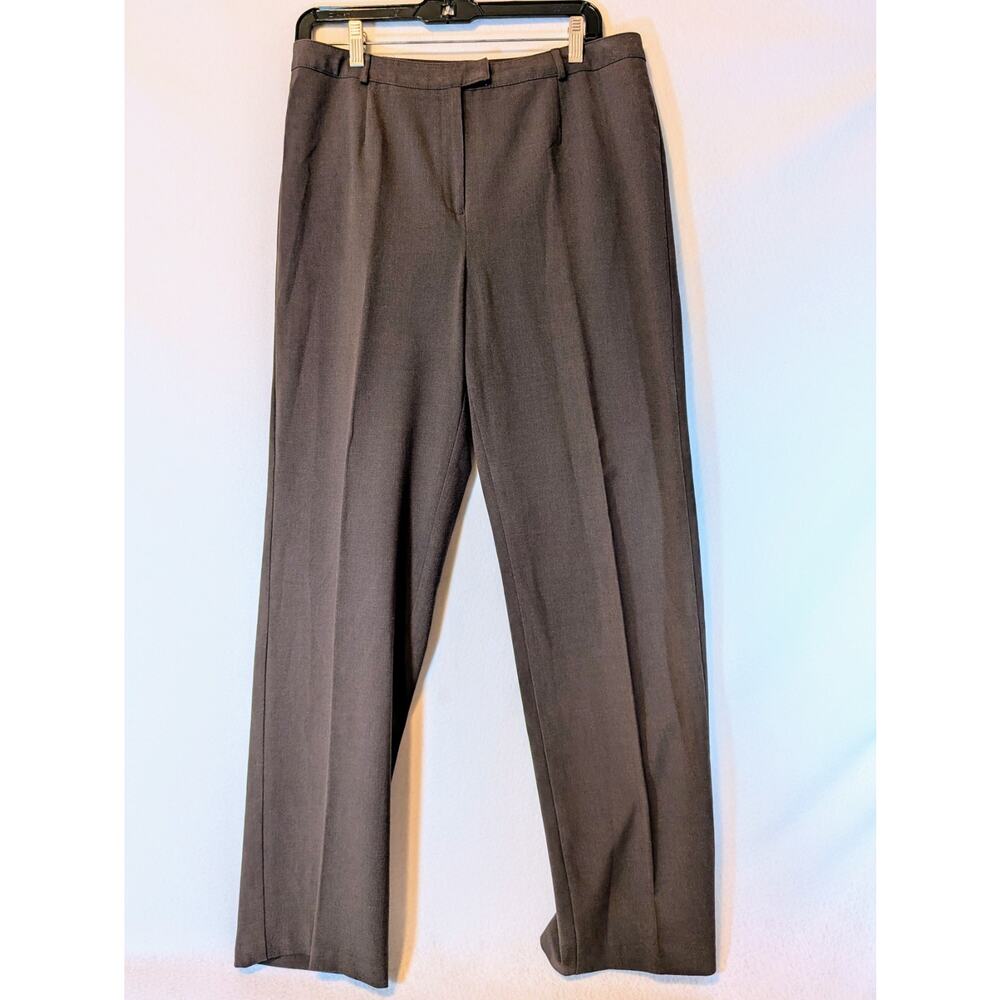 CLC Women's Sz 12 Brown. Straight Leg Dress Pants Trousers